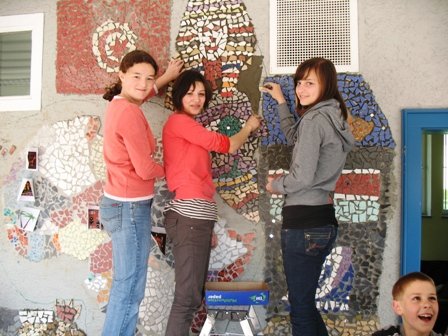 kunstprojektwoche 2009 mosaik 2